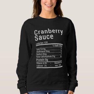 Tranbärsås Näringsfakta Thanksgiving T Shirt