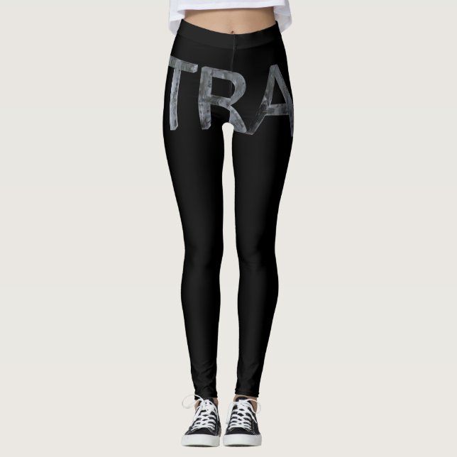 Trance Elektronisk Dansmusik Leggings (Framsida)