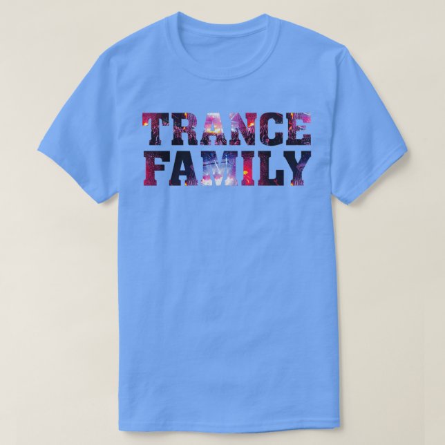 Trance Family EDM Electronic Dance Music DJ Rave P T Shirt (Design framsida)