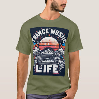 Trance Music är Life - Festival Tshirt T Shirt