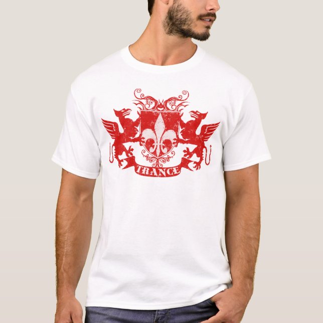 Trance röda Griffons Tee (Framsida)
