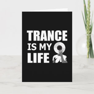 Trance Techno Music Rave DJ House Dance Gift Idea Kort