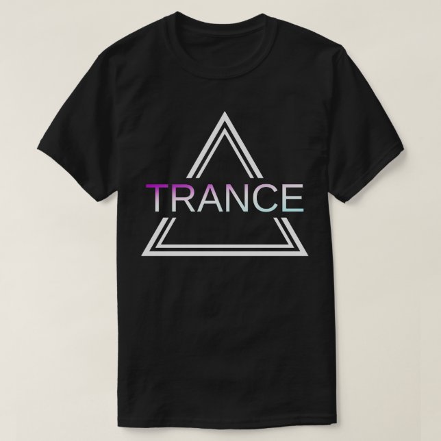 Trance Techno Party EDM Festival Goa Electro Rave T Shirt (Design framsida)
