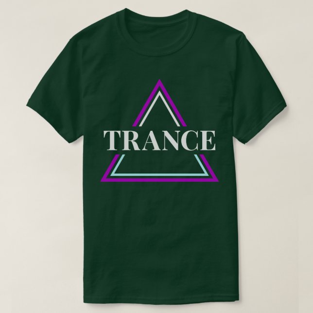 Trance Techno Party EDM Festival Goa Electro Rave T Shirt (Design framsida)