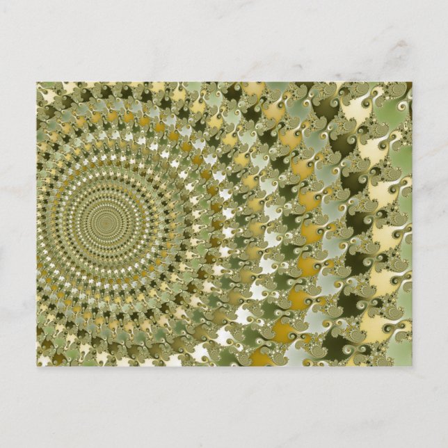 Trance Tunnel - Fractal vykort (Framsida)