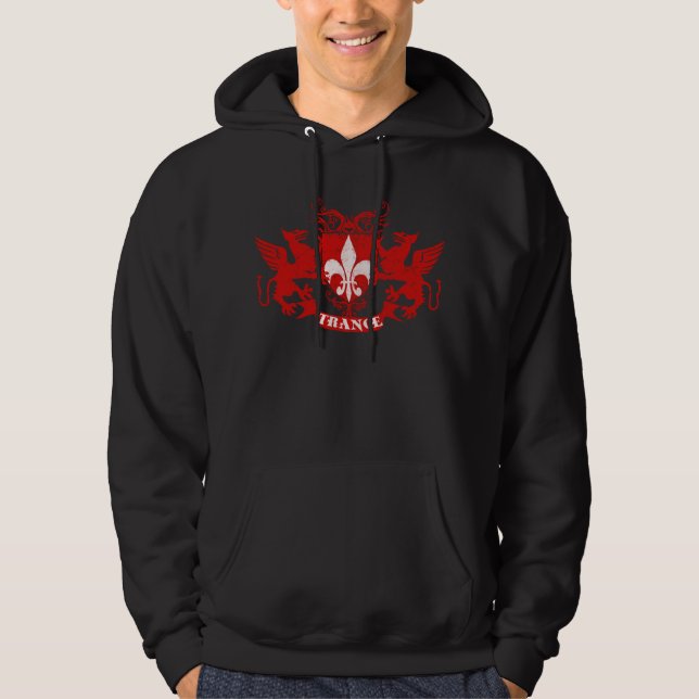 TranceGriffons röd Hoodie (Framsida)