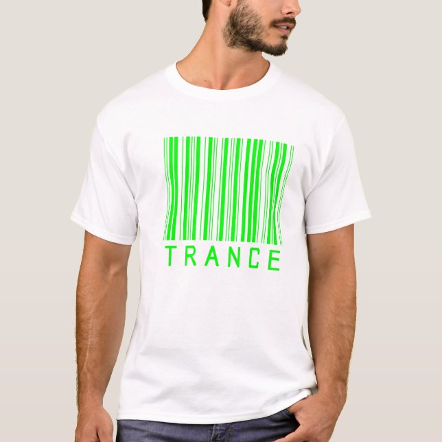 trancemusikbarcod tee shirt (Framsida)