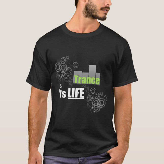 Trancen är liv tee (Framsida)