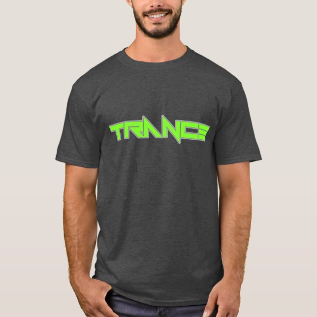 Tranceskjorta (limefrukt) tee shirt (Framsida)
