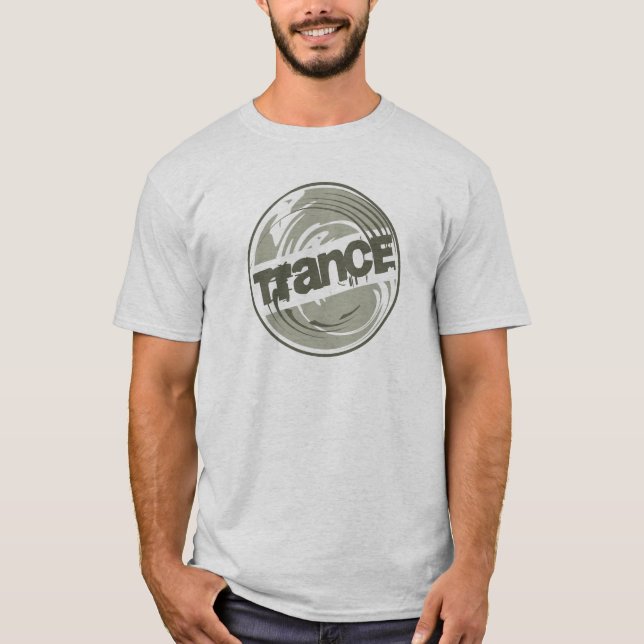 Trancestoppgrå färg t-shirt (Framsida)