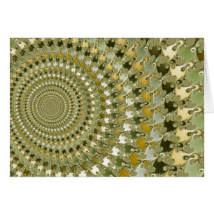 Trancetunnel - Fractal Card Hälsningskort