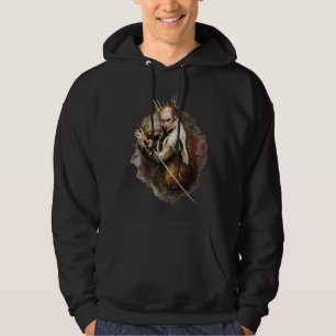 Tranduil med ord sweatshirt med luva
