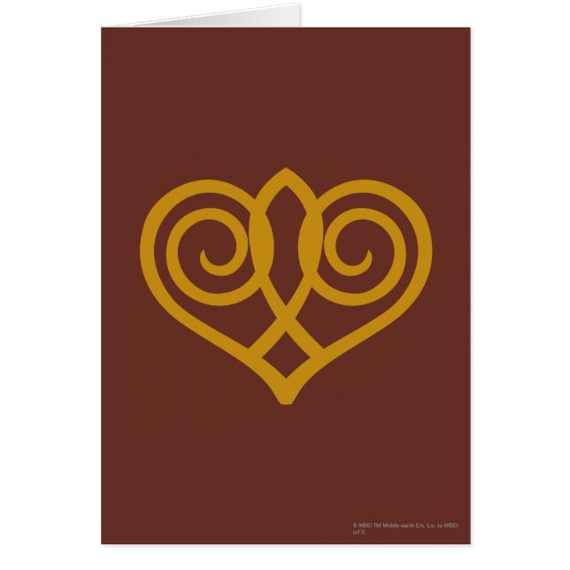 Tranduil symbol hälsningskort (Framsidan)