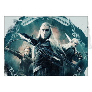 Tranduil, TAURIEL™ och LEGOLAS GREENLEAF™-graf Hälsningskort