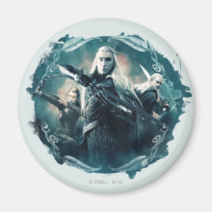 Tranduil, TAURIEL™ och LEGOLAS GREENLEAF™-graf Magnet