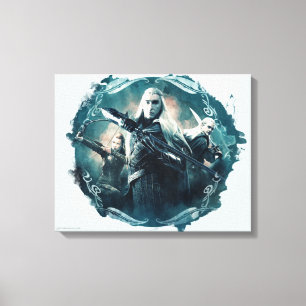 Tranduil, TAURIEL™ och LEGOLAS GREENLEAF™-grafik Canvastryck