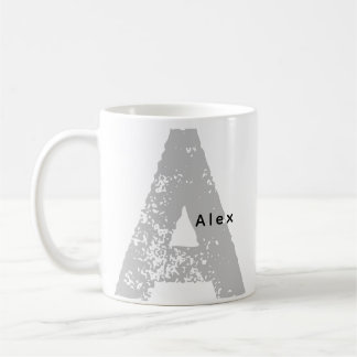 Trandy Oversized Monogrammed Initial & Namn Mugg