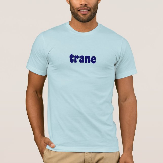 Trane blått tee (Framsida)