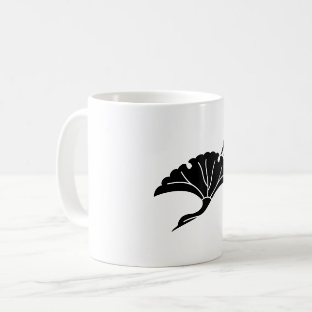 Tranformad ginkgo-blad kaffemugg (Framsida vänster)