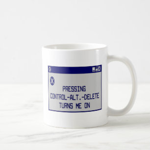 Tränga Ctrl-Alt-Del vänder på mig Kaffemugg