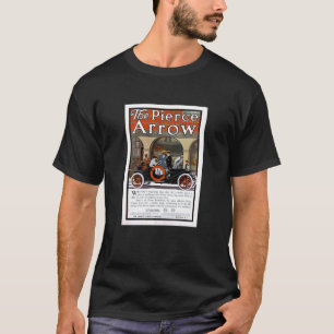 Tränga igenom den motoriska bilen för pilen t-shirt