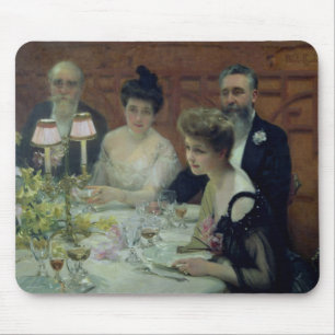 Tränga någon av bord, 1904 musmatta