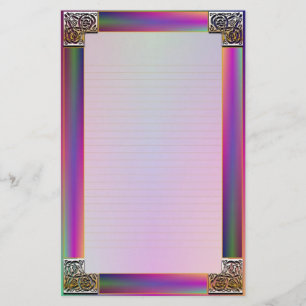 "Tränga någon Celtic" fin fodrad brevpapper åtta