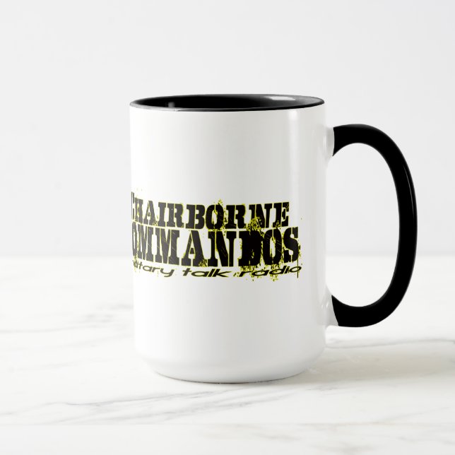 Tränga någon den sköt gula glödmuggen mugg (Höger)