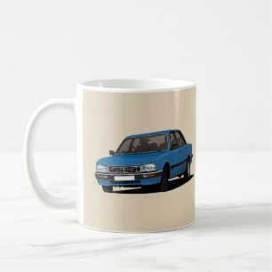 Tränga någon Peugeot 505 - blått - Kaffemugg
