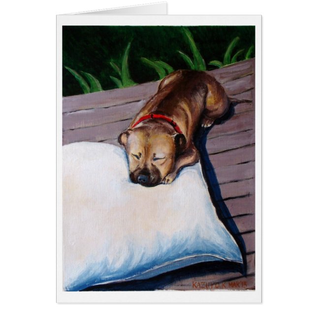 Tränga någon precis är fint hälsningskort (Framsidan)