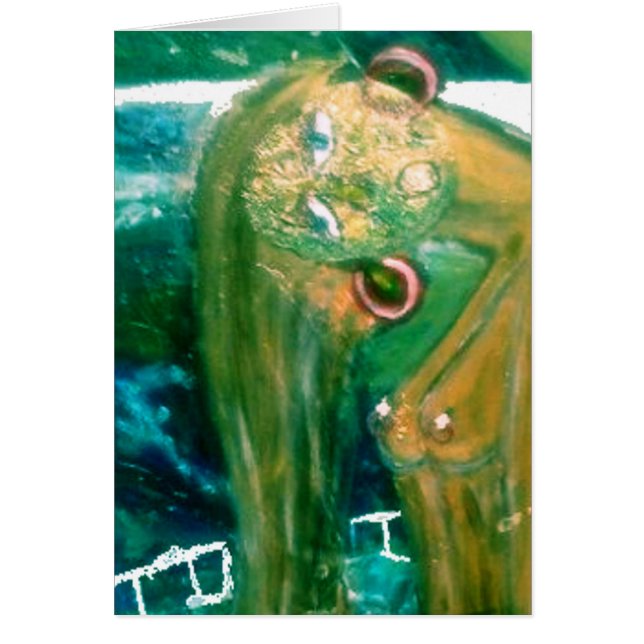 TRÄNGDE IGENOM NIPPLAR HÄLSNINGSKORT (Framsidan)