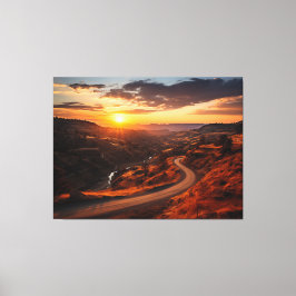 Trängfärgsmålning med transiquile Trail Realism -  Canvastryck