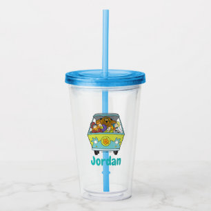 Trängt ihop i gåtamaskinen take away mugg