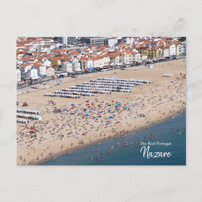 Trångt - Nazare, Portugal Vykort (Framsida)