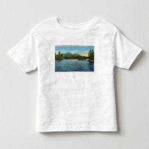 Trångt pass hänrycker, tungan och fem Mile T-shirt