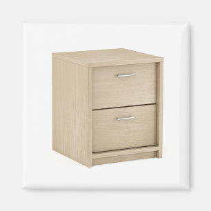 Tränightstand med två enheter magnet