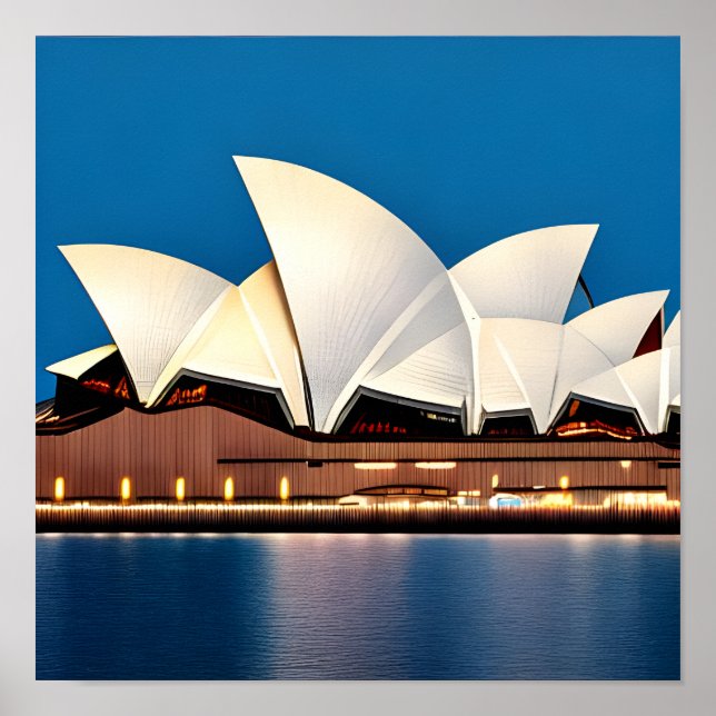 Träning av Sydney Opera House Poster (Framsidan)
