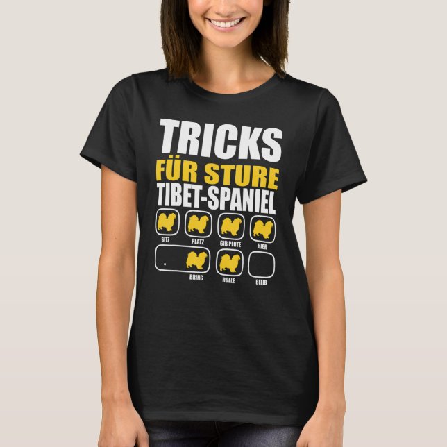 Träning for Sture Tibetan Spanel T-Shirt (Framsida)