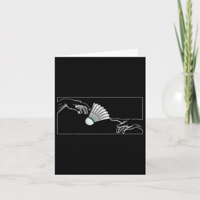 Träning i Händer för Badminton-spelare till Badmin Kort (Framsida)