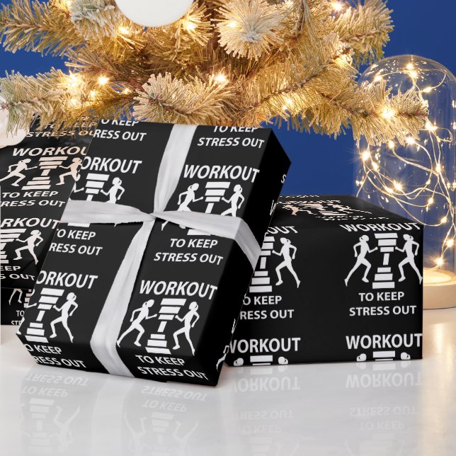 Tränings Fitness Övning Gym Presentpapper (Helgdagar)