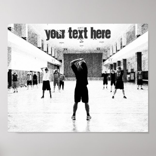 Träningsanpassad motiverande text poster (Framsidan)