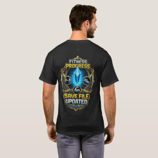 Träningsframsteg Spara Fil Uppdaterad: Sci-Fi Gym T Shirt