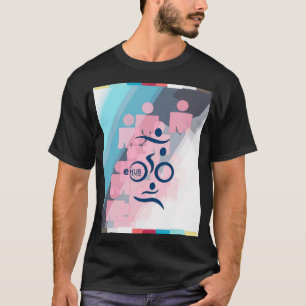Träningshubb triathlon Team Grafik T Shirt