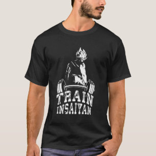 Träningsinspirerande Insaiyan-anime för gym och mo T Shirt