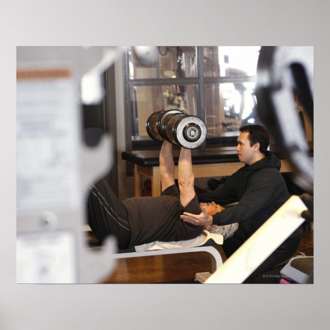träningskassan arbetar med "seniora" på gymmet poster (Framsidan)