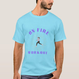 Träningsläge På – Fitness Gym Motivation T-T-Shirt T Shirt