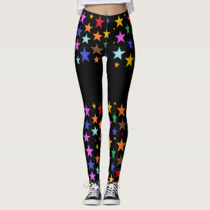 Träningsleggings av hög kvalitet med stjärnor leggings