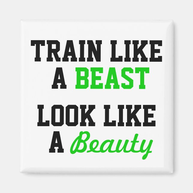 Träningsmotivation Magnet (Framsidan)