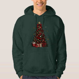 Träningsoverall med Mysig Julgran Hoodie