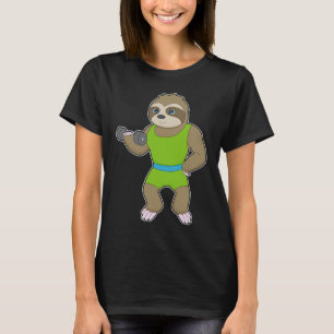 Träningstokig Dovhjort Hantel Kroppsbyggande T Shirt